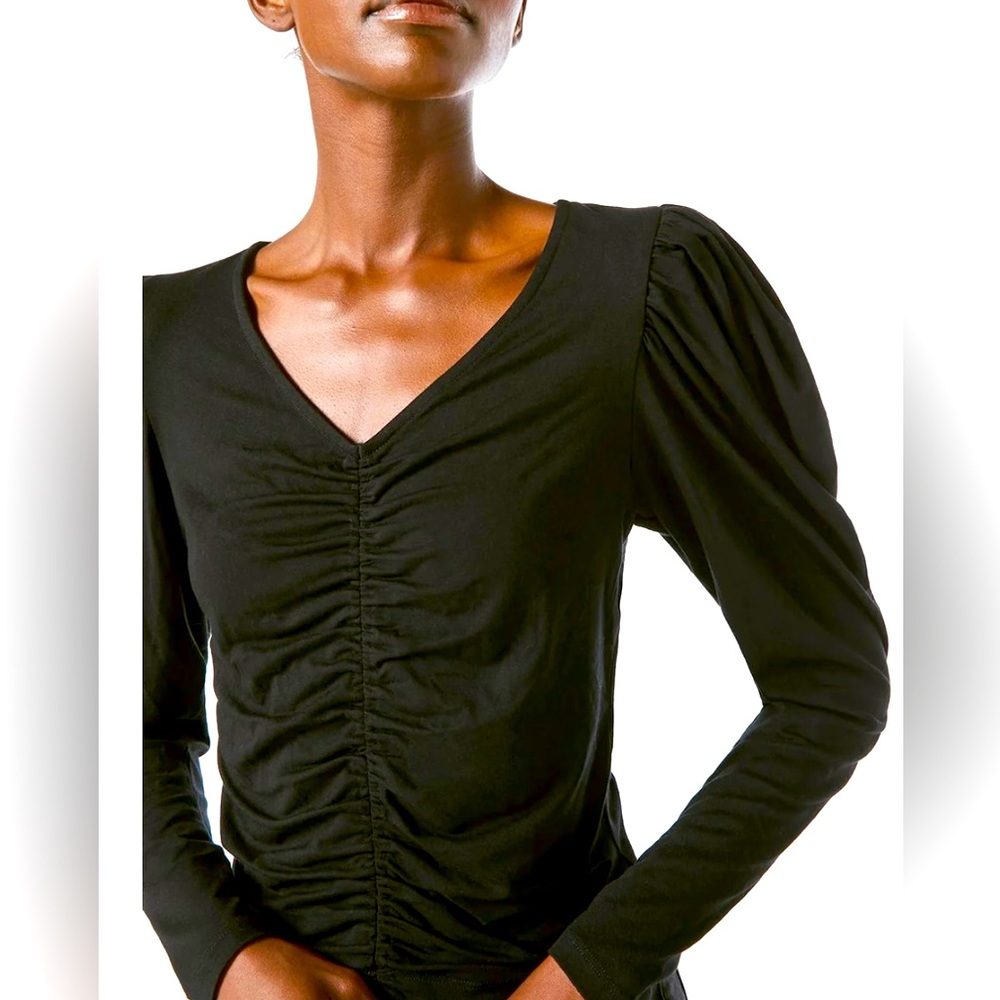 Frame Agnes Knit Black Top M